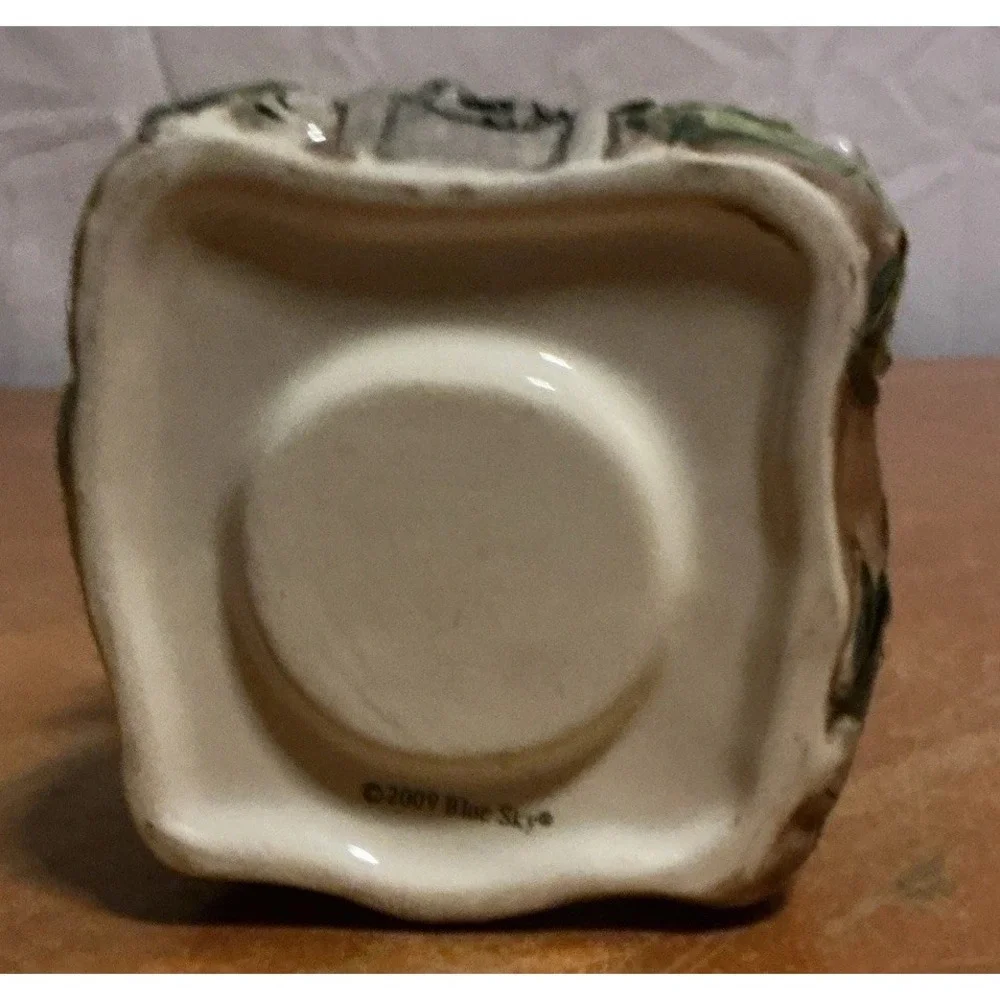 Blue Sky Heather Goldmine  Philippians 4:13 Tea Light Holder